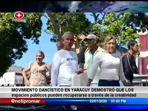 YARACUY: MOVIMIENTO DANCÍSTICO DEMOSTRÓ QUE LOS ESPACIOS PÚBLICOS PUEDEN RECUPERARSE