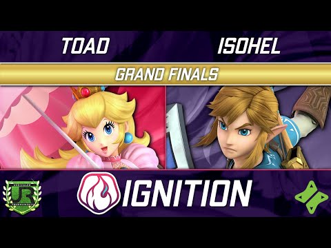 Toad (Peach) vs isohel (Link) - Ignition 345 GRAND FINALS