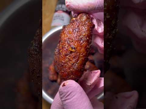 How I pellet smoked chicken wings ￼