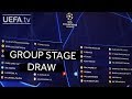 UEFA CHAMPIONS LEAGUE 2018/19 GROUP STAGE DRAW UEFA CHAMPIONS LEAGUE 2018/19 GROUP STAGE DRAW