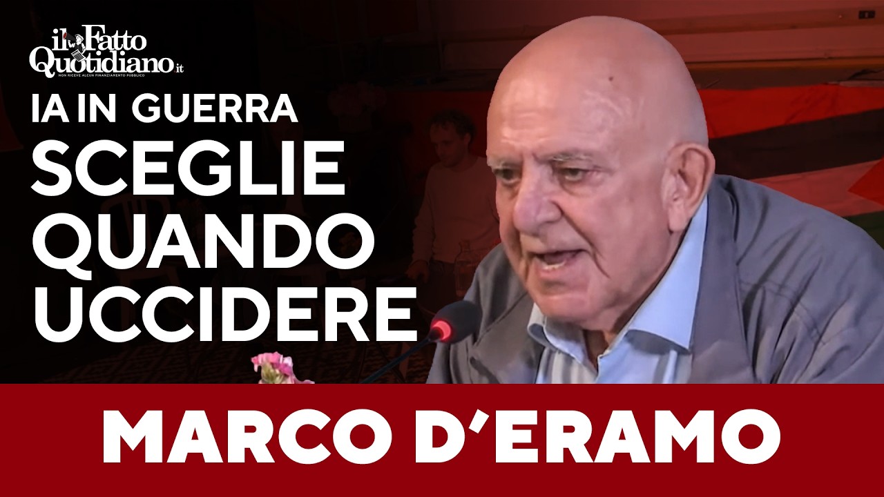 D’Eramo sull’IA in guerra: "La novità è questa: può decidere da sola chi uccidere"