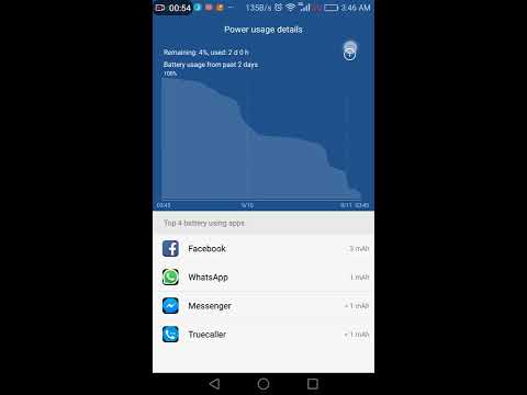 Huawei p9 battery life analysis (2 full working days)