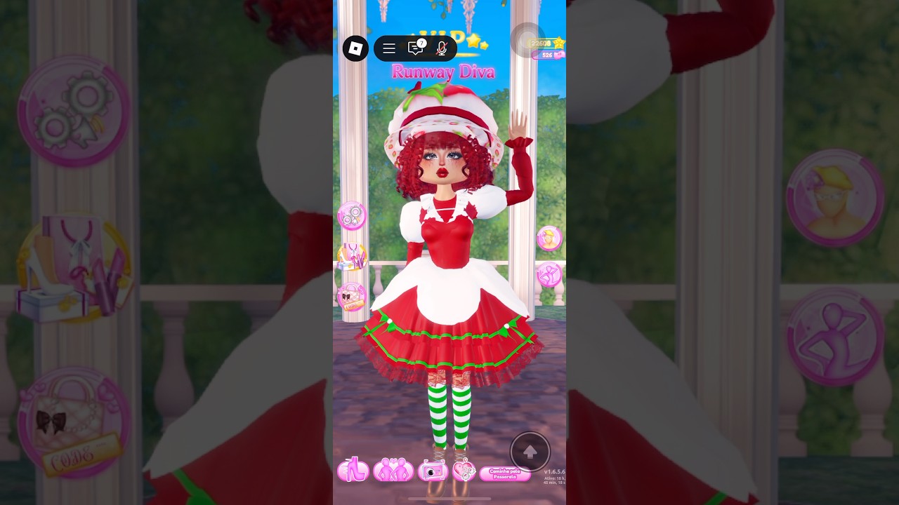 Fazendo a moranguinho de 1977 no DTI🍓 #roblox #dti  #moranguinho #desenho