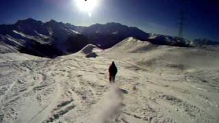 preview picture of video 'Allz skiboards - more snow - Verbier - Swiss - gopro'
