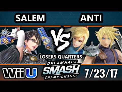DHATL 17 Wii U - MVG | Salem (Bayonetta) Vs. IMT | ANTi (Cloud, ZSS) - SSB4 Singles LQ