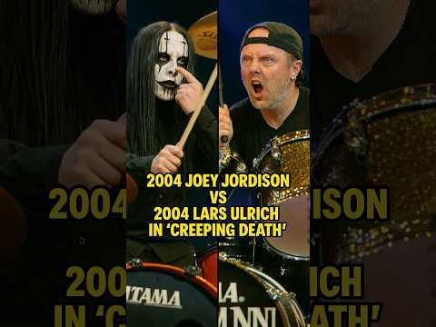 Lars ulrich vs Joey jordison #metallica #metalfans #metal #rock