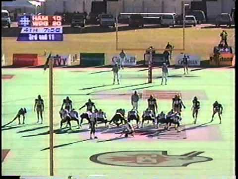 CFL 2001 EAST FINAL HAMILTON TIGERCATS AT WINNIPEG BLUEBOMBERS