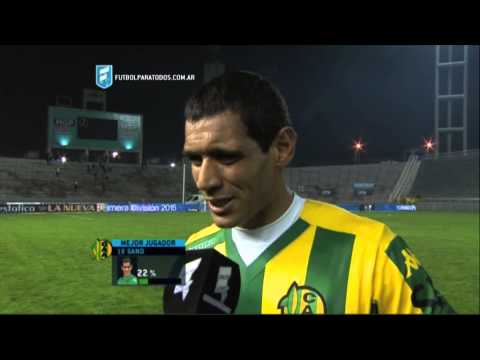 Sand:"Se nos escapa".Aldosivi 1 Colón 1.Fecha 20.Torneo Primera División 2015.FPT