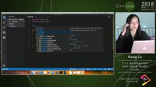 C++Now 2018: Rong Lu “C++ Development with Visual Studio Code”