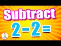 SUBTRACTION By 2 Basic Subtraction For Kids With Learning Time Fun Math