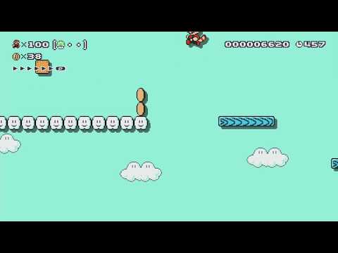 UNFORGETTABLE ENIGMA ~ Easy 100 Mario Challenge - Super Mario Maker - No Commentary 1bq