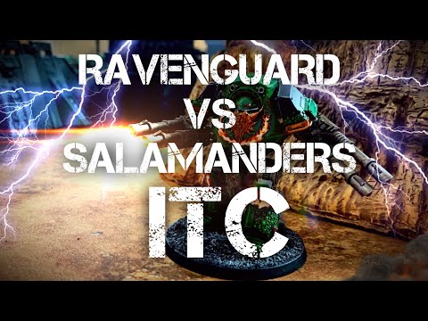 RAVENGUARD vs SALAMANDERS ITC 2000 points Warhammer 40k Battle Report!