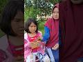 kasihan qisya jajanan snack chiki, permen yupi, di rebut umi terus #shorts