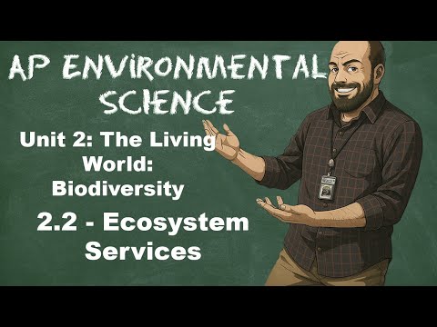 AP Environmental Science Unit 2 – Topic 2.2 – Ecosystem Services