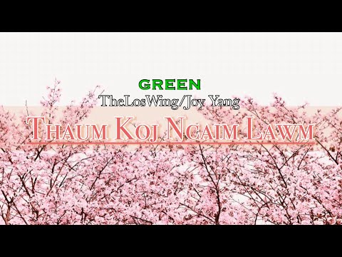 Thaum Koj Ncaim Lawm GREEN Cover - kassie chang