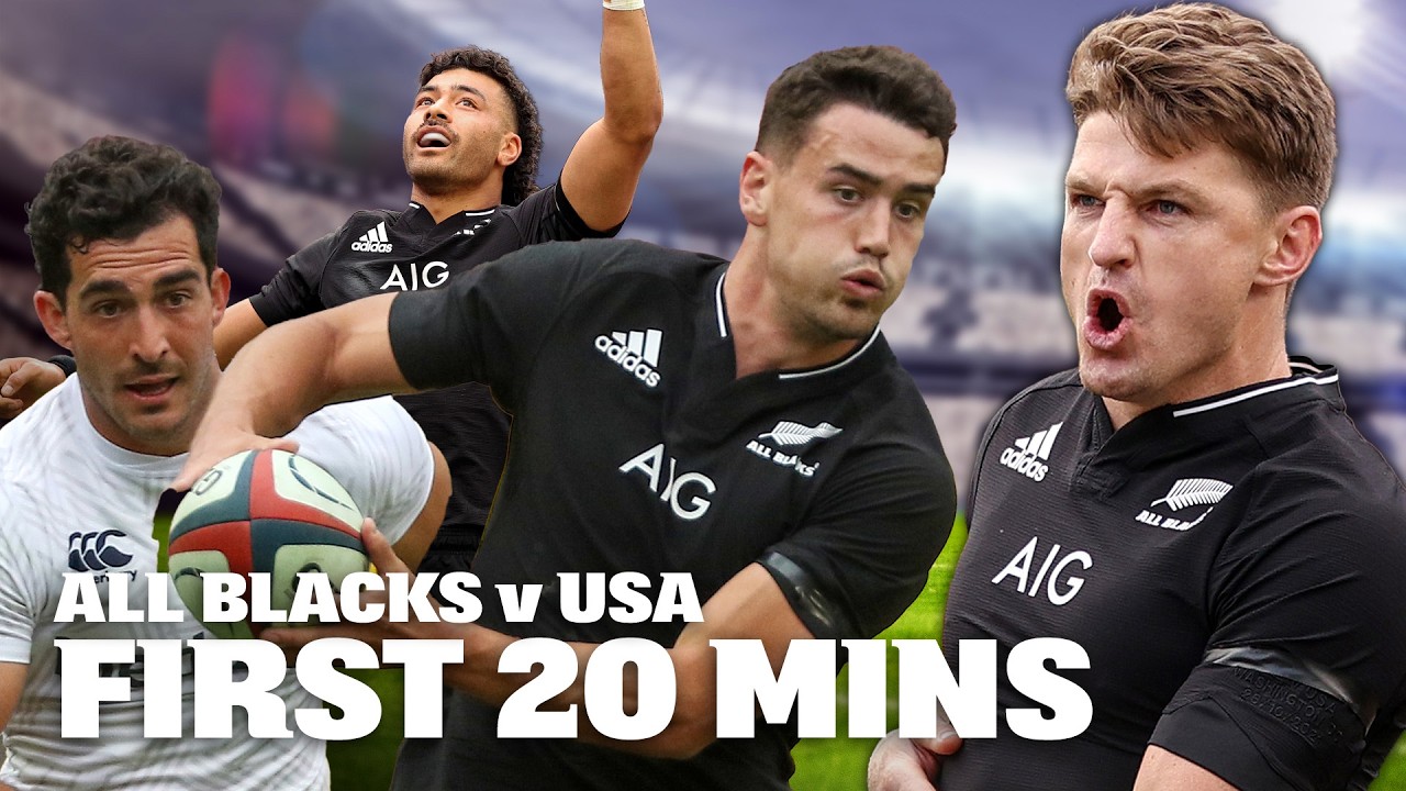 5 Tries in 20 Minutes! All Blacks vs USA Eagles | 1874 Cup Washington DC 2021