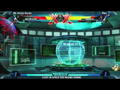 UMVC3: MC Honzo Gonzo vs Alex - Round Robin - LOST IN SPACE 003