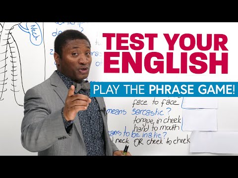 TEST YOUR ENGLISH: 玩短語遊戲! (TEST YOUR ENGLISH: Play the phrase game!)