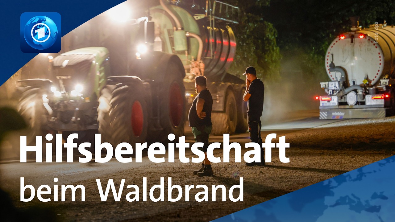 Brand in Hürtgenwald: Freiwillige unterstützen Löscharbeiten