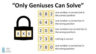 Can You Crack The Code? &quot;Only Geniuses Can Solve&quot;