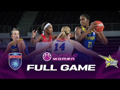 Botas Spor v Maccabi Bnot Ashdod | Full Basketball Game | EuroCup Women 2022-23