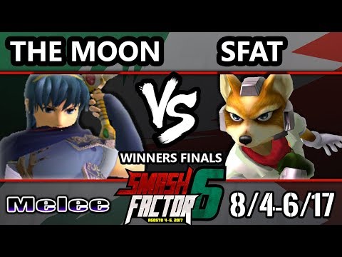 Smash Factor 6 SSBM - CLG | SFAT (Fox) vs. MSF | The Moon (Marth) - Smash Melee WF