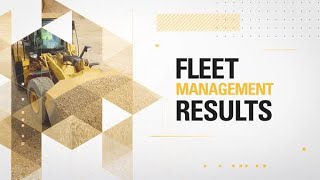 Fleet Management Results | Caterpillar Job Site Solutions