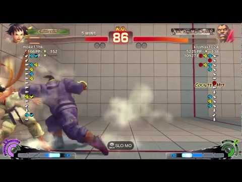 Moke11bk (Makoto) vs Kojima (Balrog) - AE 2012 Endless Matches *720p HD*