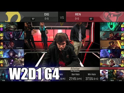 Dignitas vs Renegades | Week 2 Day 1 S6 NA LCS Spring 2016 | DIG vs REN G1 W2D1