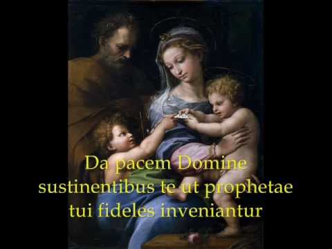 Da Pacem Domine, Give Peace O Lord - Catholic Hymns, Gregorian Chant