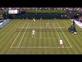 Martina Navratilova, Jamie Murray, John McEnroe and Kim Clijsters play out 39-shot rally
