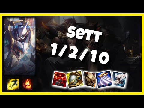 Sett vs Leona KOREAN Challenger SUPPORT (1/2/10) Gameplay Replay - Patch 10.24
