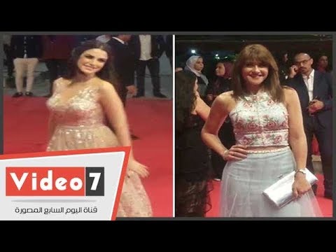 إطلالة مثيرة باللون الأبيض للنجمات درة وعبير صبرى وهيدى كرم فى حفل جوائز السينما العربي