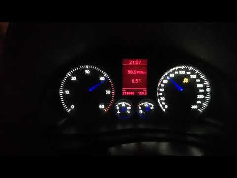 Golf 5 2.0TDI GT 170ks acceleration 0-100km/h
