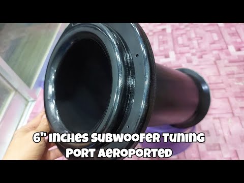 DIY 6" inches Subwoofer Tuning Port | Aeroported PVC