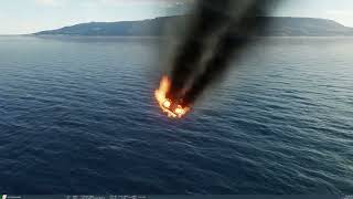 DCS WORLD: SURFACE TO AIR MISSLE TAKES DOWN SU25T