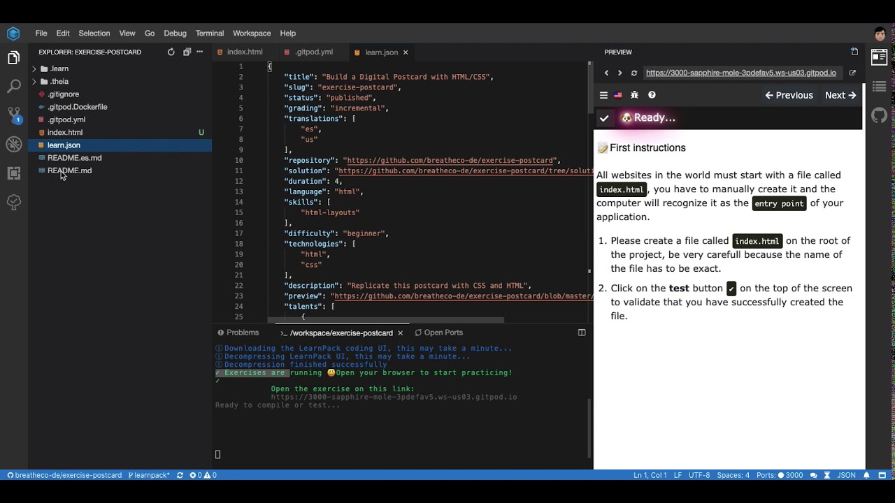 #01 - What is the index.html and how to start your first html website