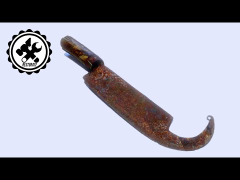 ✅ Old Handmade Meat Knife | Restoration