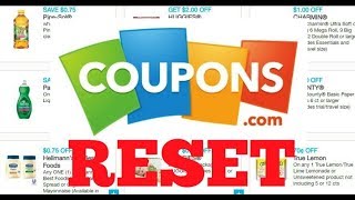 Coupons RESET May 15th 2019