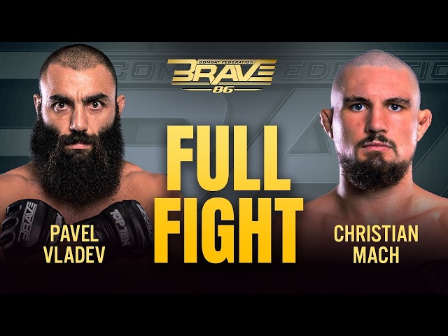 Pavel Vladev Stops Christian Mach | Road to BRAVE CF 107
