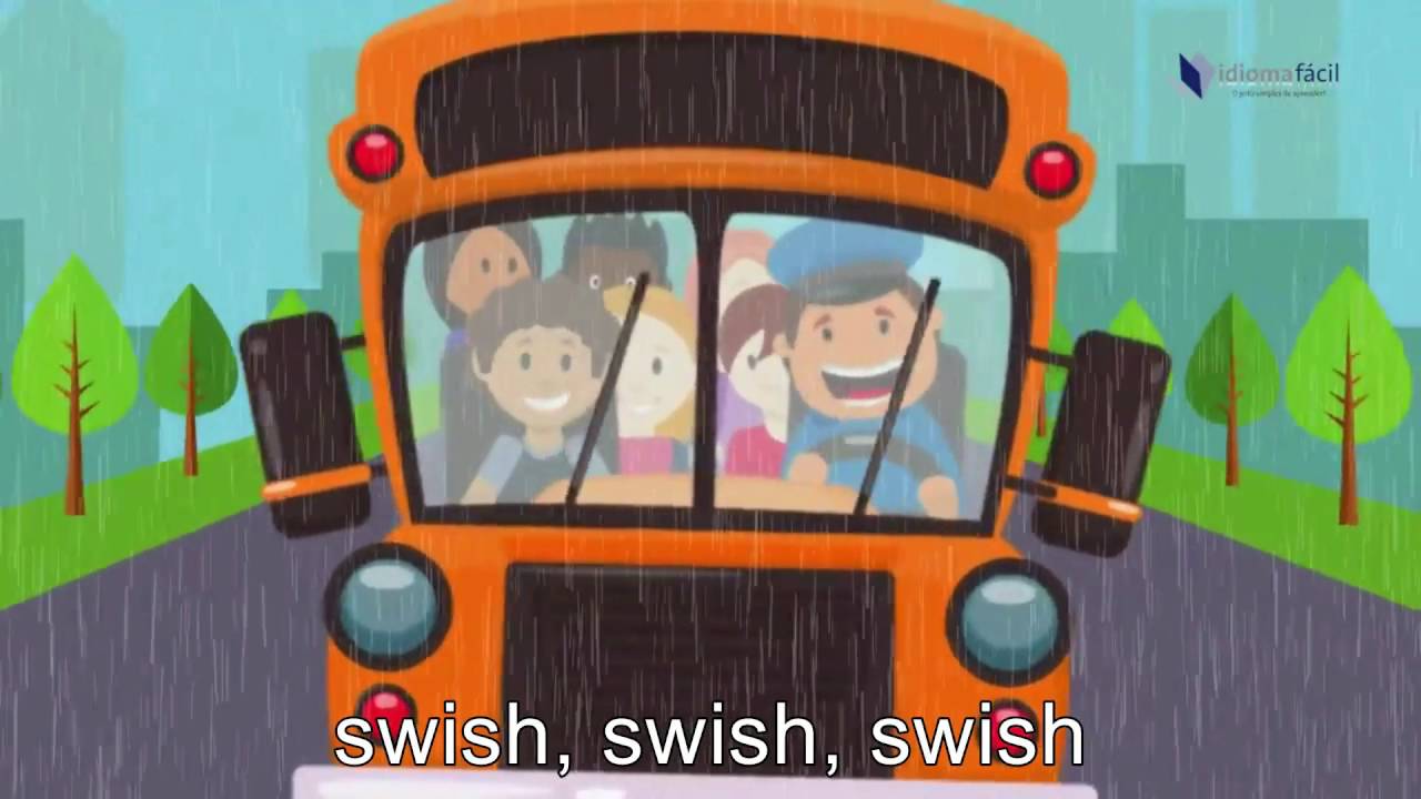 The Wheels on the Bus go round and round | A Roda do Ônibus Roda Roda | subtitles