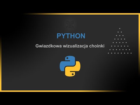Wizualizacja choinki za pomocą gwiazdek w python