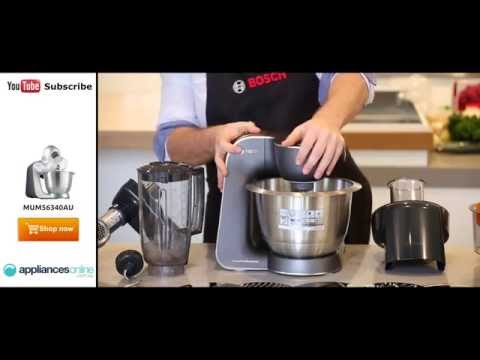 Bosch MUM56340AU MUM5 900W Food Mixer unboxed with all the accessories - Appliances Online