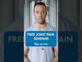 Joint Pain Seminar Dr Christopher Cooke