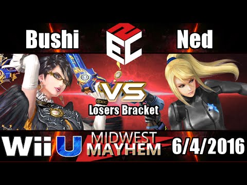 Midwest Mayhem 3 – Top 24 Losers – Bushi (Bayonetta) vs. UR l Ned (Zero Suit Samus, Diddy Kong)