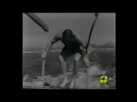 Carlo Pedersoli (Bud Spencer) in 'Siluri umani' (1954): Tuffo atletico