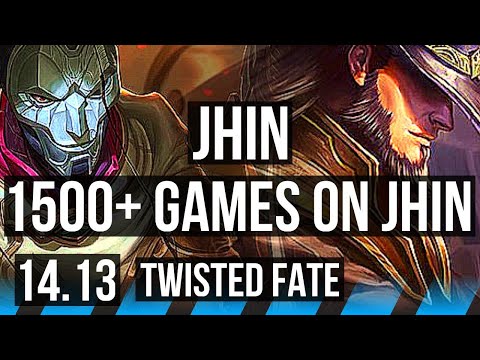 JHIN vs TWISTED FATE (MID) | 1500+ games, Godlike, 20/6/11 | VN Master | 14.13