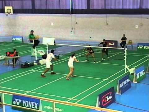 Top 12 Badminton 2014-2015 Aulnay-sous-Bois - Oullins : Double mixte