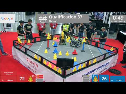 2018 VEXU Design Q37 - UMBC vs ETAS1 - 121 to 40