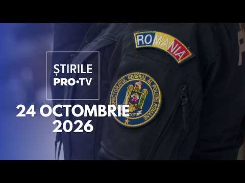 Știrile PRO TV - 24 Octombrie 2026 | Fiul unui fost ministru, acuzat de viol